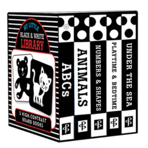 My Little Black and White Board Book Library